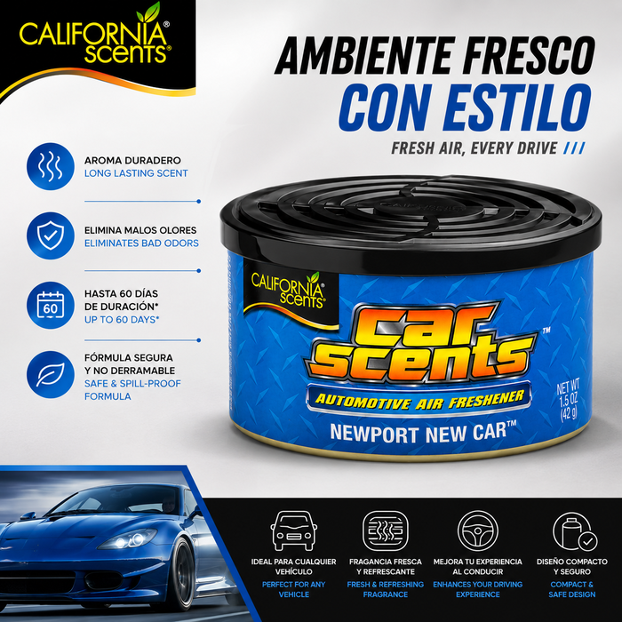 California Scents Ambientador Newport New Car