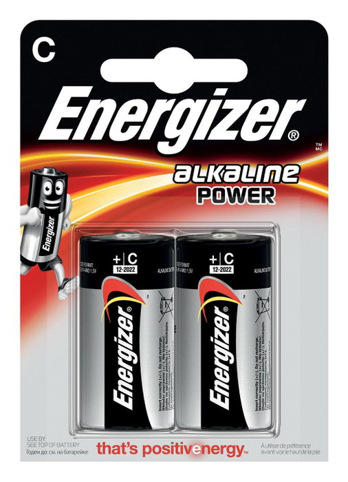 Energizer Alcalina Power LR14 (C) BL2