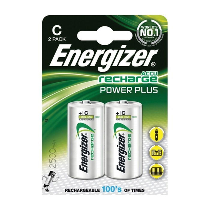 Pilas Recargables Energizer ENGRCC2500 1,2 V C HR14 Pilas Recargables Energizer ENGRCC2500 1,2 V C HR14