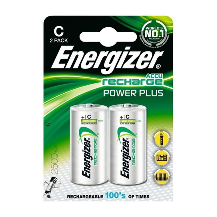 Pilas Recargables Energizer ENGRCC2500 1,2 V C HR14 Pilas Recargables Energizer ENGRCC2500 1,2 V C HR14