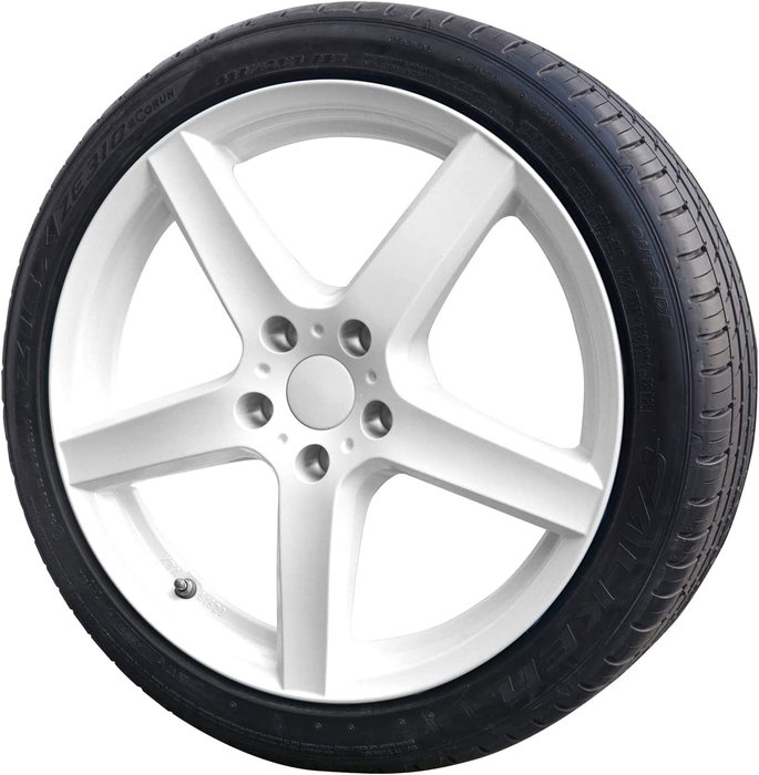 Foliatec FO2064 Kit de Goma Líquida Blanco Brillante 2 x 400 mL, Acabado Removible para Personalizar Llantas