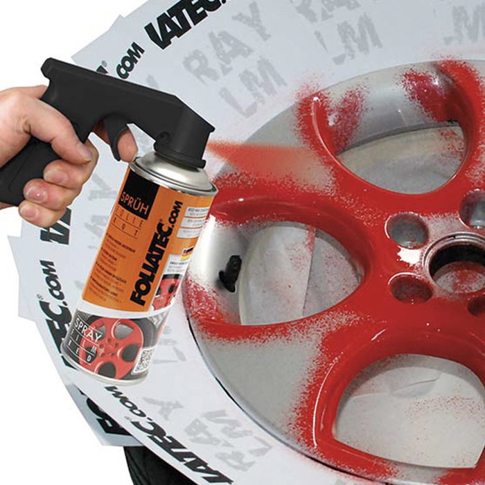 Foliatec FO79970 Goma Líquida Mounting Tool Negra Universal para Latas de Aerosol - Acabado Removible Tuning