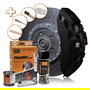 Foliatec FO2176 Kit Pintura Para Pinzas De Freno Midnight Negra Mate 3 Componentes
