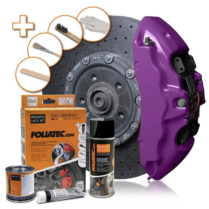 Foliatec Kit Pintura para Pinzas de Freno Morado 3 Componentes Foliatec Kit Pintura para Pinzas de Freno Morado 3 Componentes