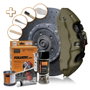 Foliatec Kit Pintura para Pinzas de Freno Combat Verde Mate