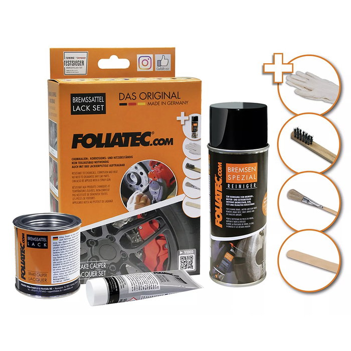 Foliatec Kit Pintura para Pinzas de Freno Combat Verde Mate Foliatec Kit Pintura para Pinzas de Freno Combat Verde Mate