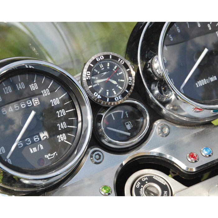 Foliatec FO33154 Luz LED de Control Negro Fire Rojo, 1 Pieza Ø 10 mm, 12V, para Personalización de Vehículo