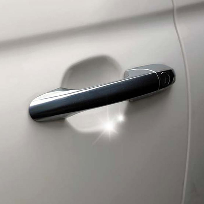 Foliatec FO34120 Láminas de Protección de Pintura Transparentes para Manijas de Puerta de Coche, 4 Piezas