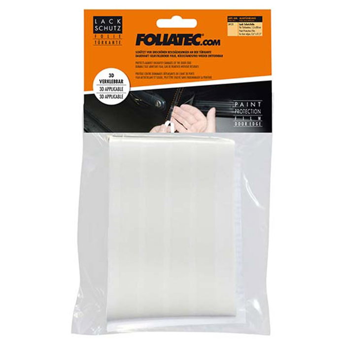 Foliatec Lámina de Protección de Pintura para el Borde de la Puerta Transparente, 4 piezas Foliatec Lámina de Protección de Pintura para el Borde de la Puerta Transparente, 4 piezas