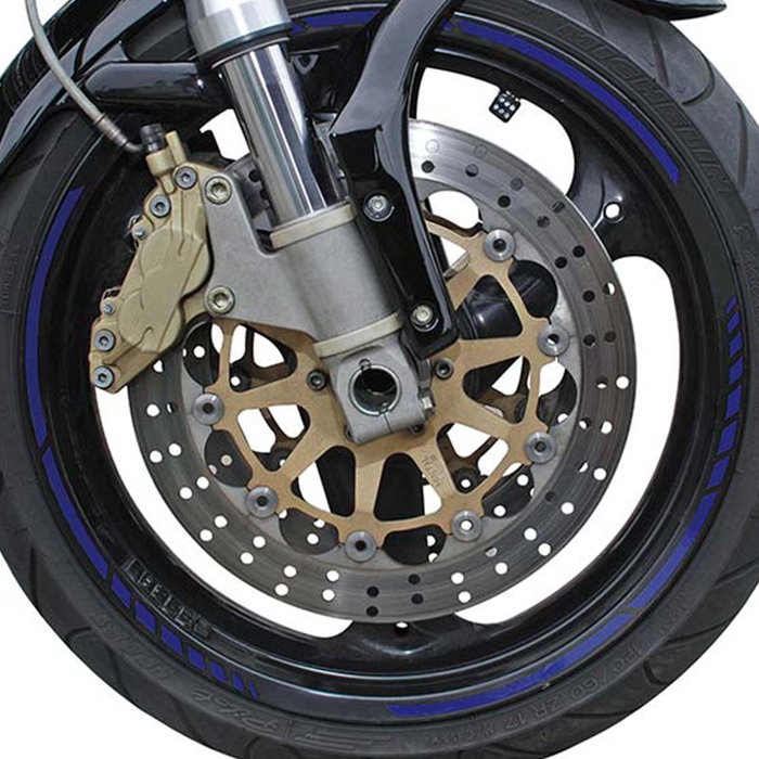 Foliatec Pinstriping Racing Azul 14 Bandas de 7 mm x 41 cm
