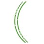 Foliatec Pinstriping Racing Verde 14 Bandas de 7 mm x 41 cm