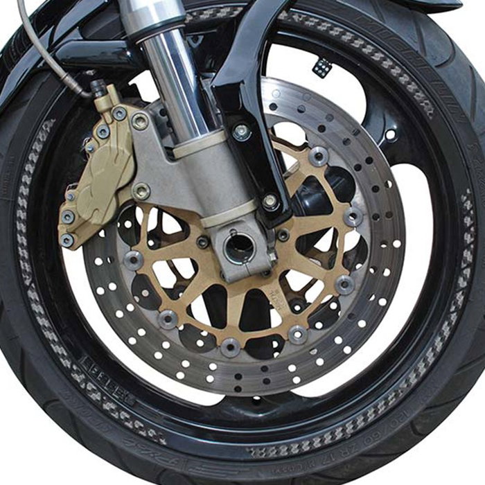 Foliatec Pinstriping Racing Carbon Structured 14 Bandas de 7 mm x 41 cm