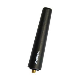 Foliatec FO34671 Antena S para Coche - Antena Decorativa Deportiva Negra 7.5 cm
