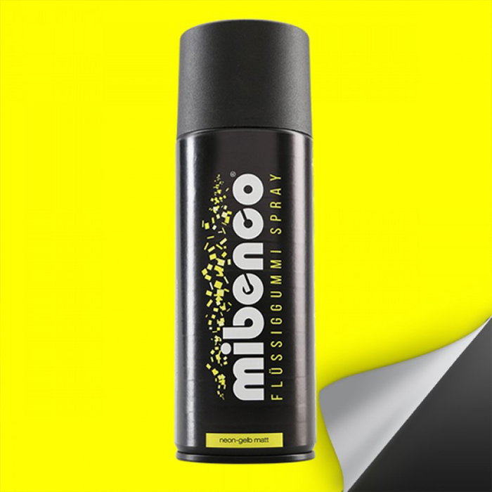 Mibenco MIB71421026 Goma Líquida Spray 400 mL Amarillo Neón Mate Mibenco MIB71421026 Goma Líquida Spray 400 mL Amarillo Neón Mate