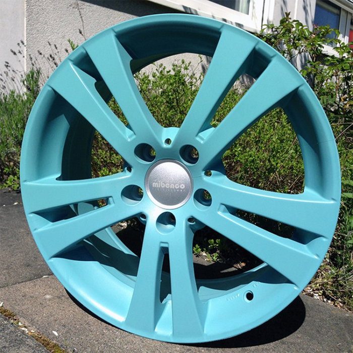 Mibenco MIB71426034 Goma Liquida Spray 400 mL Azul Turquesa Mate