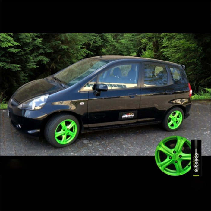 Mibenco MIB71426038 Goma Líquida Spray 400 mL Verde Neón Mate