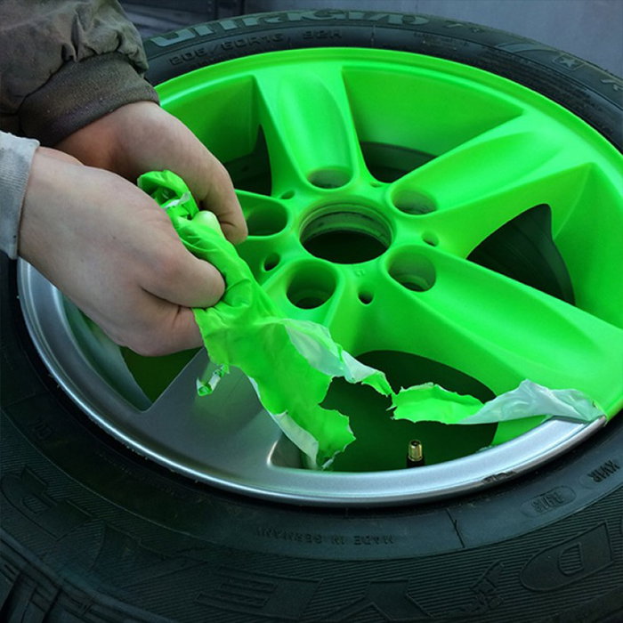 Mibenco MIB71426038 Goma Líquida Spray 400 mL Verde Neón Mate