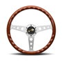 MOMO Volante Indy Heritage 350 de Madera de Caoba
