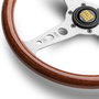 MOMO Volante Indy Heritage 350 de Madera de Caoba