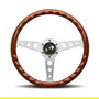 MOMO Volante Madera Indy Heritage 350 MOMVINDYHERMW35 Caoba Aluminio 350mm