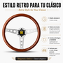 MOMO Volante Indy Heritage 350 de Madera de Caoba