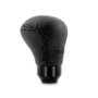 Momo MOM15511601111L Pomo de Cambio Anatómico Corto en Cuero Negro para Coche, 100mm