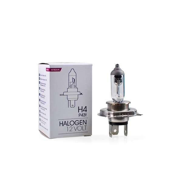 M-Tech Lámpara Halógena H4 9003 HB2 P43T 60/55W 12V M-Tech Lámpara Halógena H4 9003 HB2 P43T 60/55W 12V