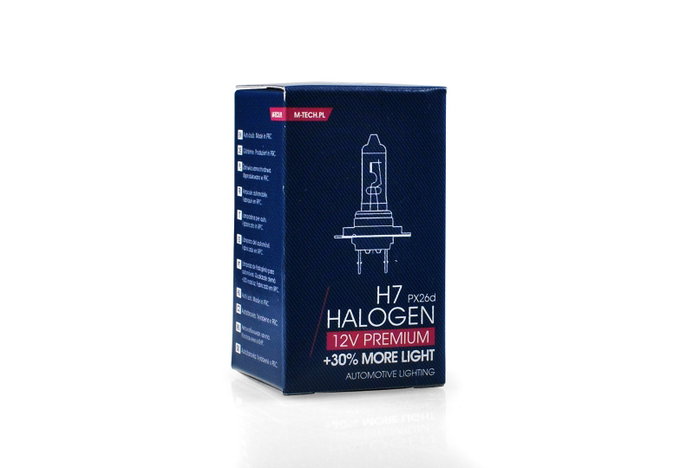M-Tech Lámpara Halógena Premium H7 12V/55W