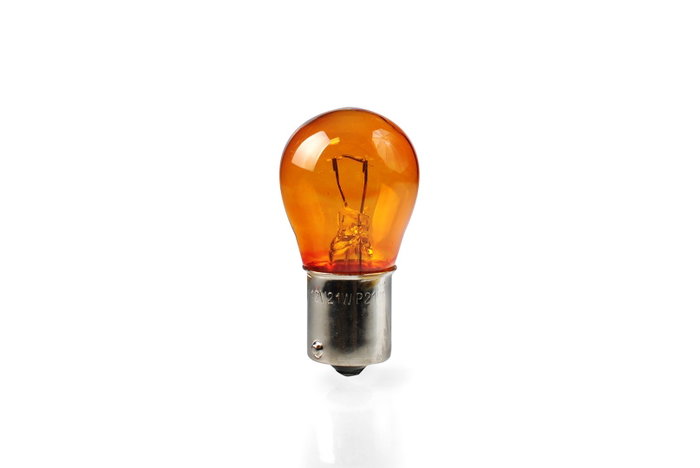 M-Tech Lámpara BA15S 12V/21W S25 Ámbar (10 unidades)