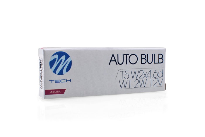 M-Tech Lámpara Halógena 12V/1.2W T5 - 10 Unidades