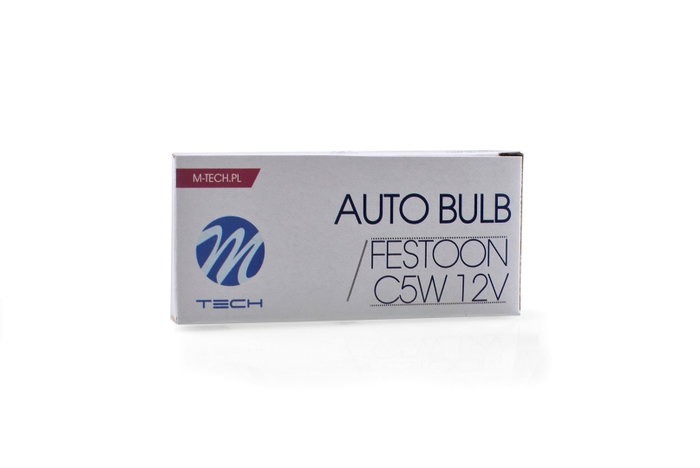 M-Tech Lámpara Halógena SV8.5-8 12V/5W T11X41 C5W, 10 unidades M-Tech Lámpara Halógena SV8.5-8 12V/5W T11X41 C5W, 10 unidades