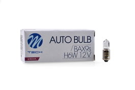 M-Tech Lámpara Halógena Bax9S 12V 6W H6W Clara Pack 10 Unidades