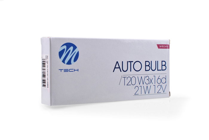 M-Tech WX3x16D 12V 21W WY21W Lámpara Ámbar (10 Unidades)