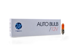 M-Tech Lámpara Halógena HY21W BAW9s Ámbar 12V 21W Pack 10 Unidades MTECZ83