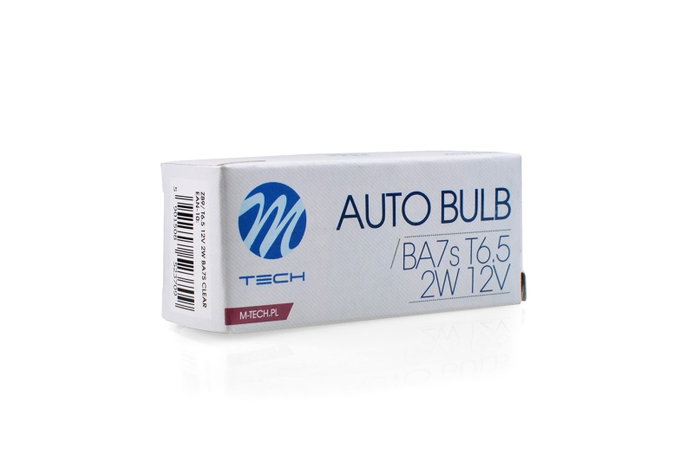 M-Tech Lámpara T6.5 BA7S 12V/2W M-Tech Lámpara T6.5 BA7S 12V/2W