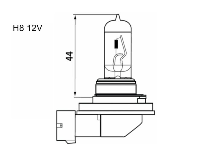 Bombilla para Automóvil M-Tech PTZSW8-DUO 12 V Halógena 35 W