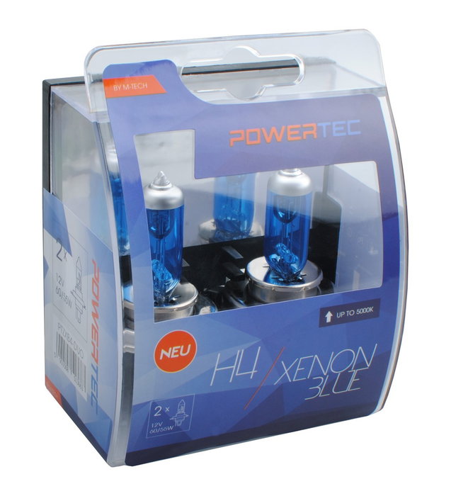 M-Tech POWERTEC XENON BLUE H4 12V DUO M-Tech POWERTEC XENON BLUE H4 12V DUO