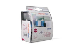 M-Tech H7 12V 55W PTZSW7-DUO Powertec Ultrawhite Bombilla Xenon Blanco para Coche
