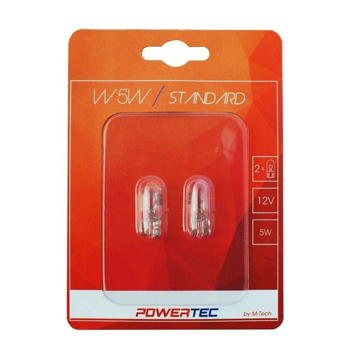 M-Tech PowerTec STANDARD 12V 5W W5W WEDGE M-Tech PowerTec STANDARD 12V 5W W5W WEDGE