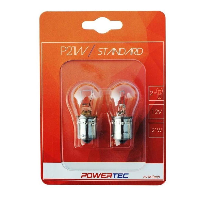 M-Tech PowerTec STANDARD BA15S P21W 12V BLISTER M-Tech PowerTec STANDARD BA15S P21W 12V BLISTER