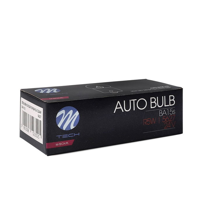M-Tech Lámpara Ba15S R5 W 24 V-5 W G18 Clear | 10 Unidades MTECZ930
