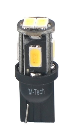 M-Tech L809 W W5W 6XSmd Led Blanco Bombilla Interior Coche
