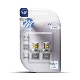 M-Tech ECONO LB115W T20 W21/5W 21xSMD2835 LED Blanco Frío (Pack de 2)