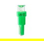 M-Tech Bombillas LED Verde 12V T5 W1.2W W2W Panel Instrumentos 0.2W MTECLB002G