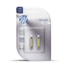 M-Tech L311W C5W 41mm 4xSMD5050 Canbus Blanco LED Bombilla Interior Coche