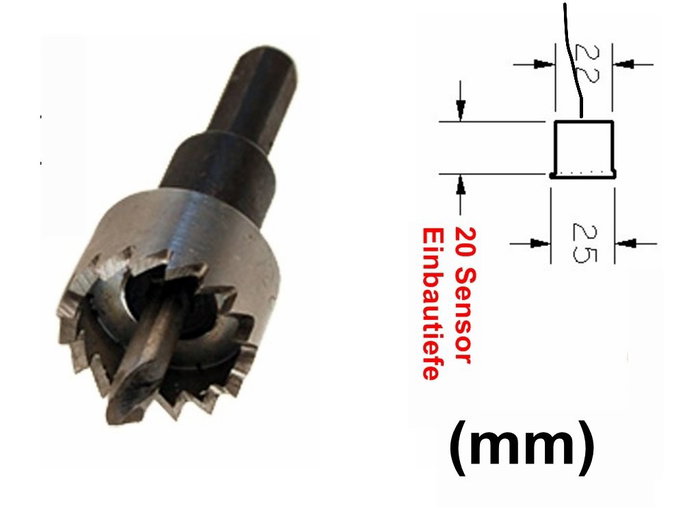 M-Tech Sensores de Aparcamiento CP7 Zumbador - Negro