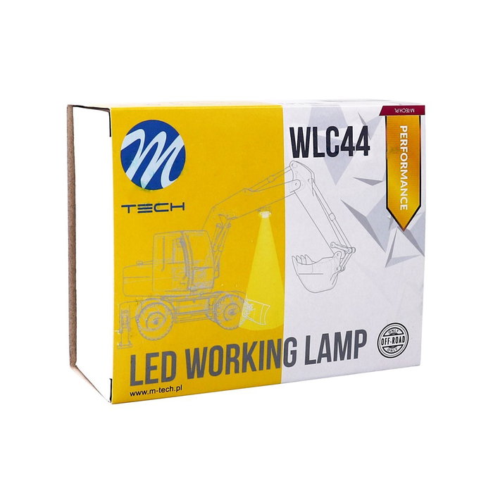 M-Tech Faro de Trabajo Cuadrado Performance Series 45W CREE LED Flood 10-32V M-Tech Faro de Trabajo Cuadrado Performance Series 45W CREE LED Flood 10-32V