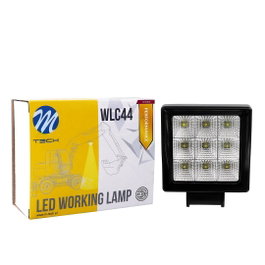 M-Tech MTECWLC44 Faro de Trabajo Cuadrado 9x5 LED CREE 45W 10-32V Flood Performance Series