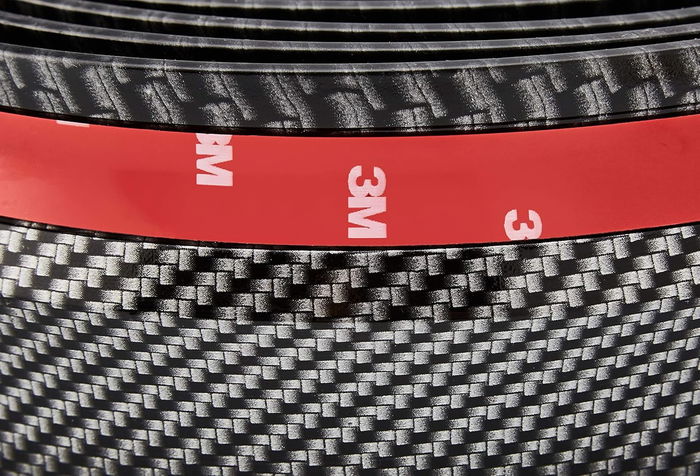 OCC Motorsport Añadido Paragolpes Universal Carbono OCCDEC001 Look Deportivo 250cm x 6cm