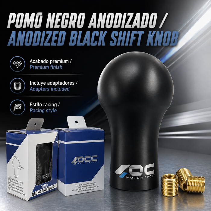 Occ Motorsport Pomo de Palanca de Cambios Negro Anodizado